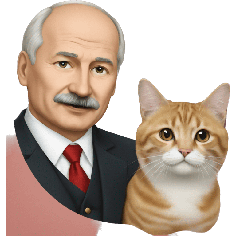 lukashenko with cat emoji