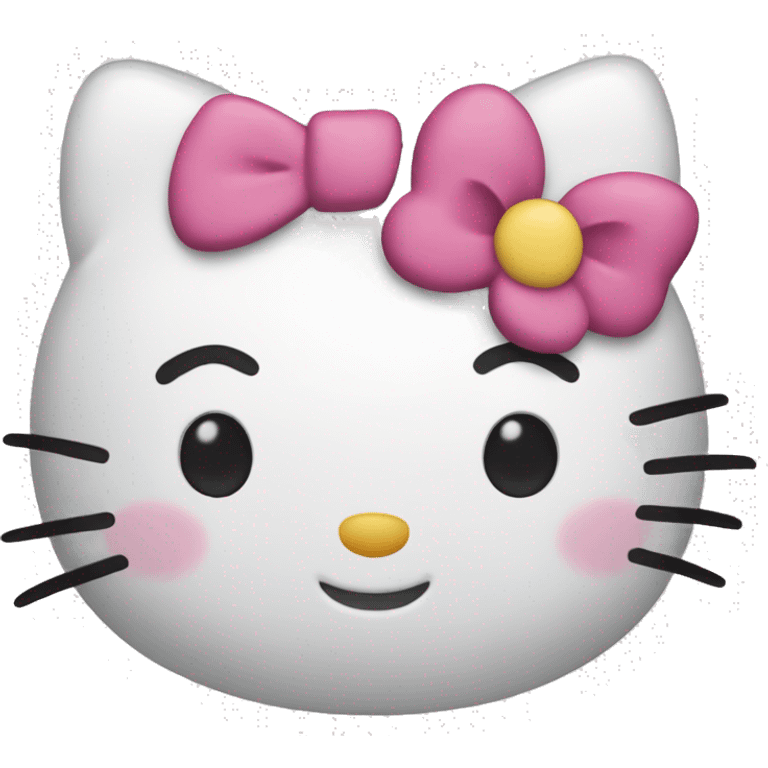 Hello Kitty  happy emoji