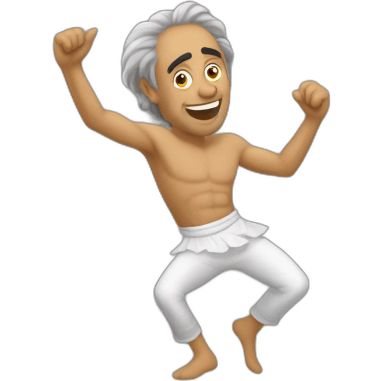 Zemmour qui rigole en dansant  emoji