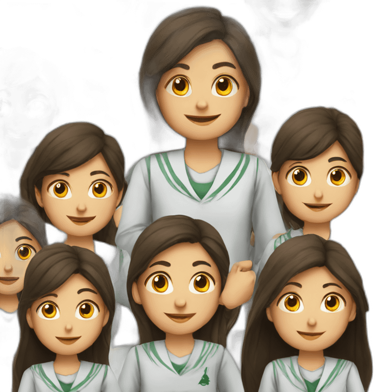 School students of pakistan emoji