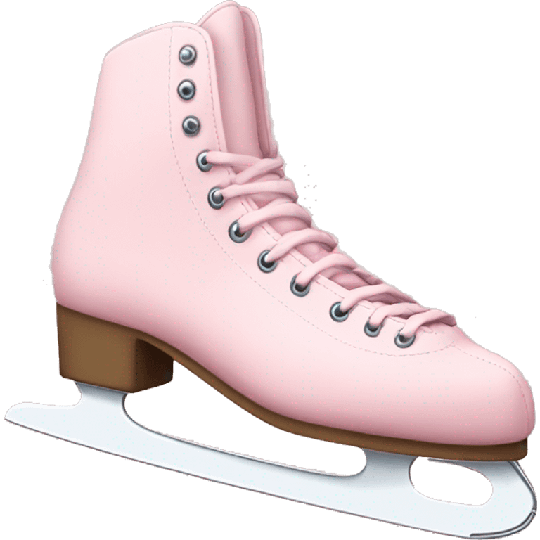 pastel pink ice skates emoji