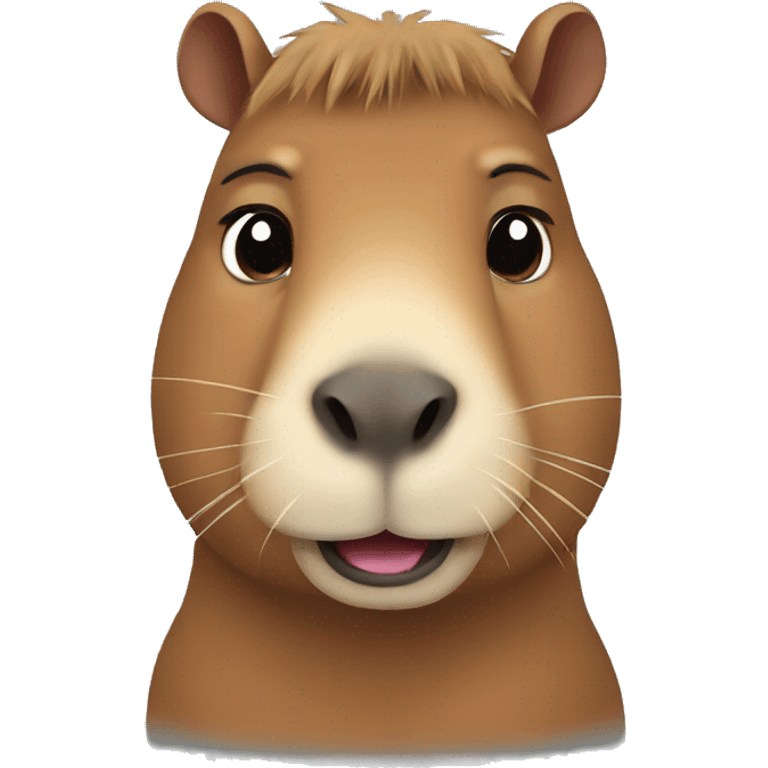 cute capybara emoji