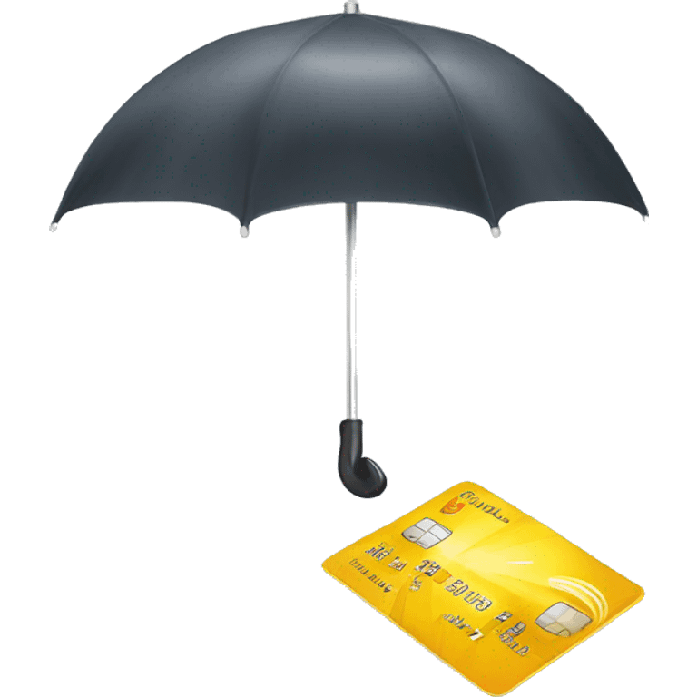 credit card unbrella emoji