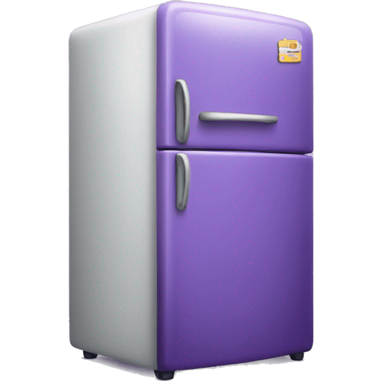 purple refrigerator  emoji