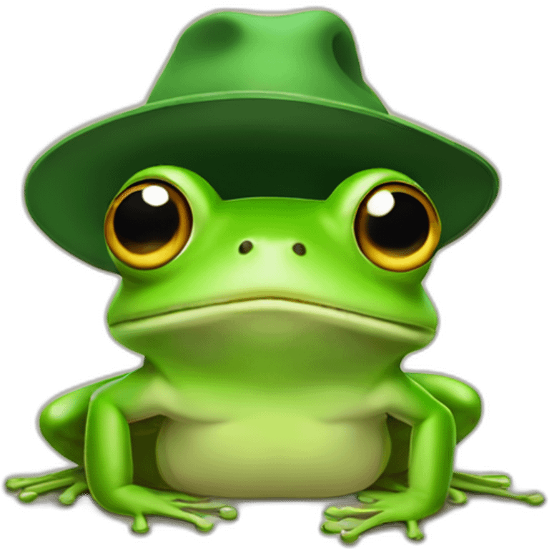 frog in my hat emoji