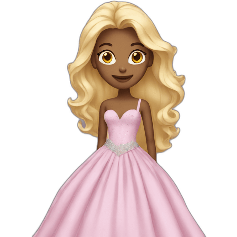 Girl in a gown emoji