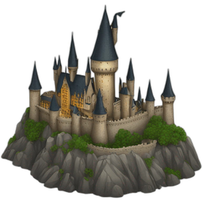 hogwarts castle emoji