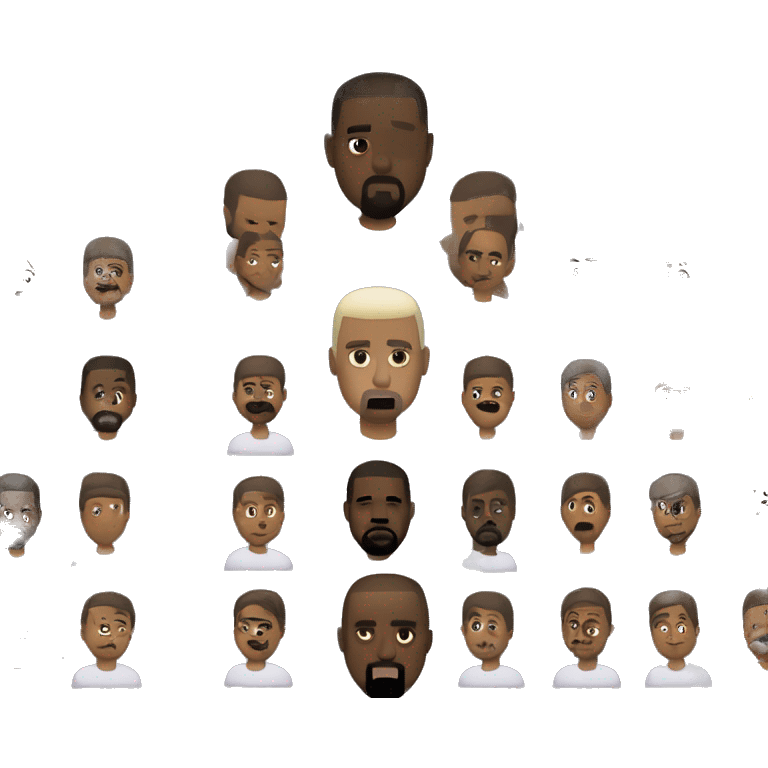 Kanye West - Microsoft Teams Fluent UI Style emoji