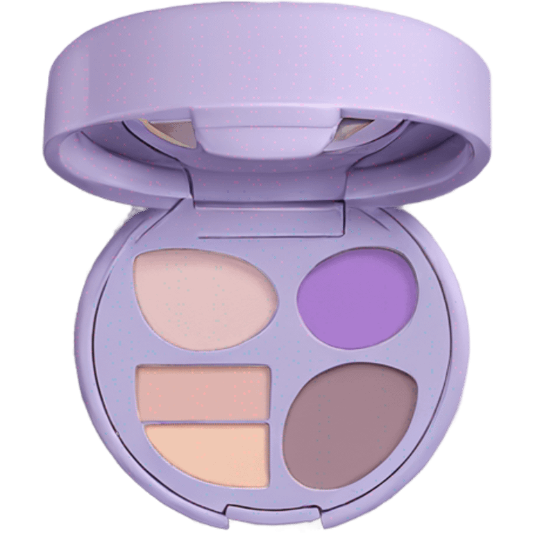 eyeshadow box pastel purple  emoji