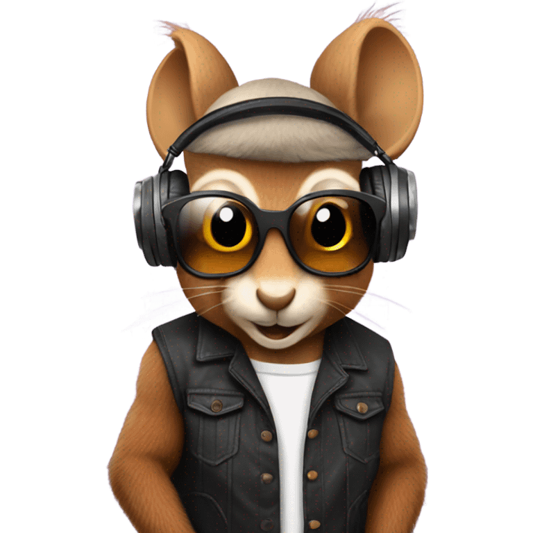 Dj squirrel emoji