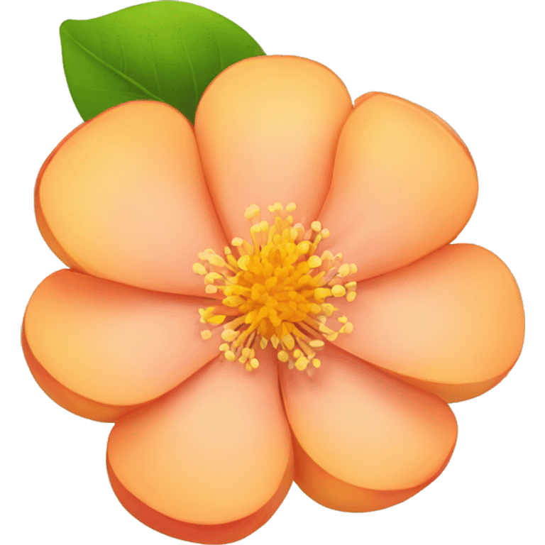 peach flower emoji