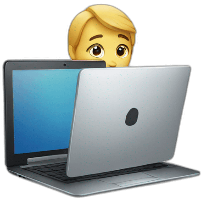 tecnico con una laptop emoji