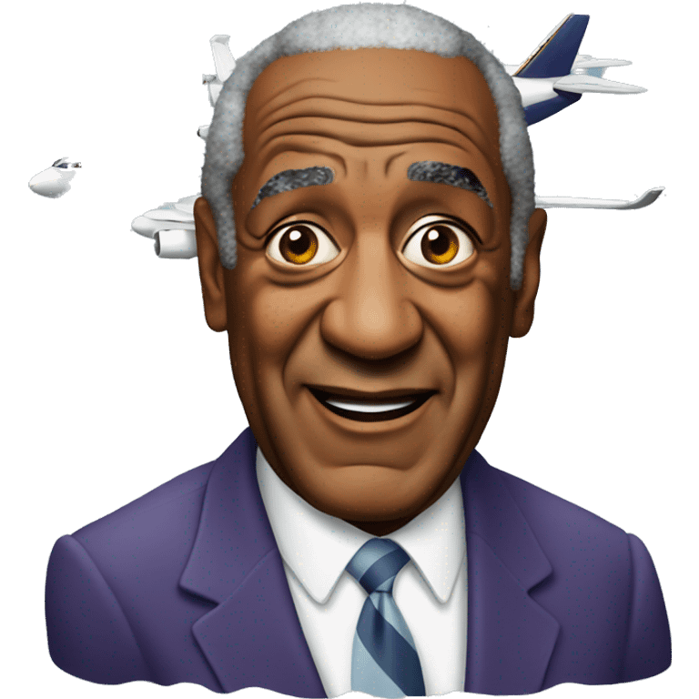 bill cosby flying a plane emoji