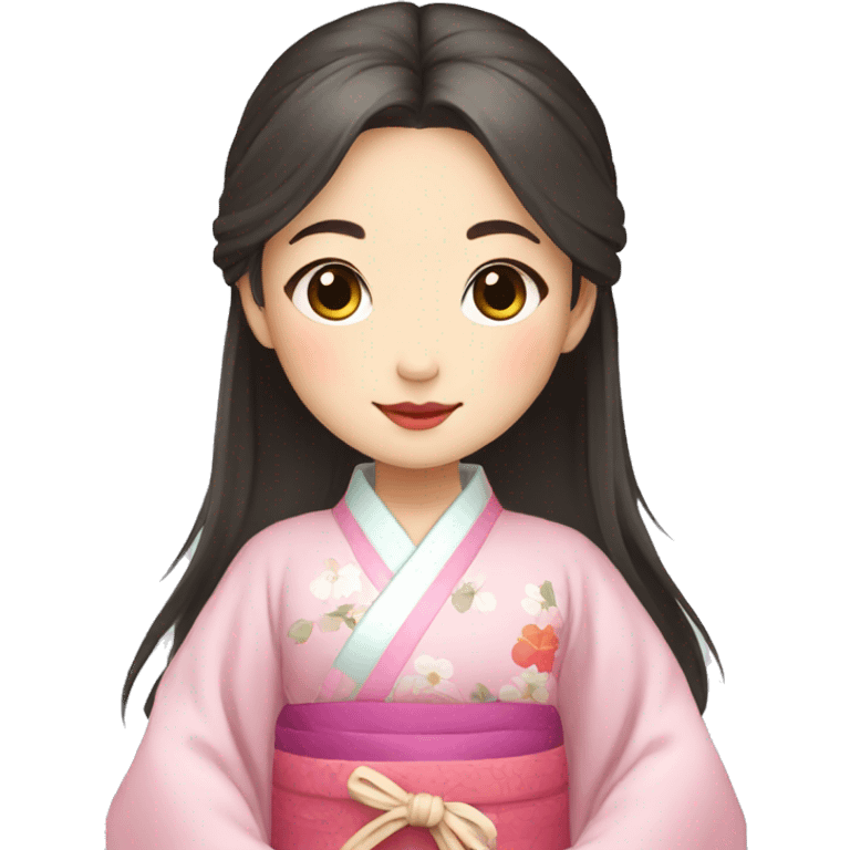 Little girl in Hanfu emoji