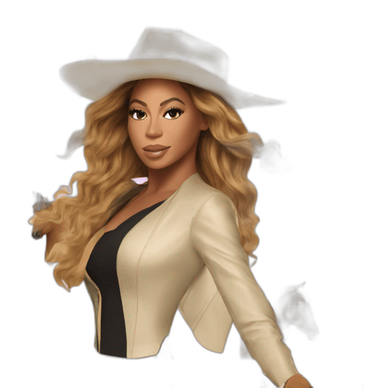 Beyoncé on a horse emoji