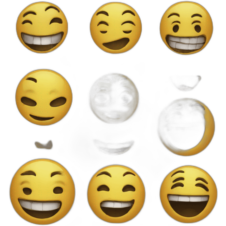 Combination of smiley and evil emoji