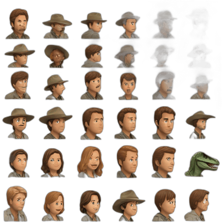 Jurassic park emoji