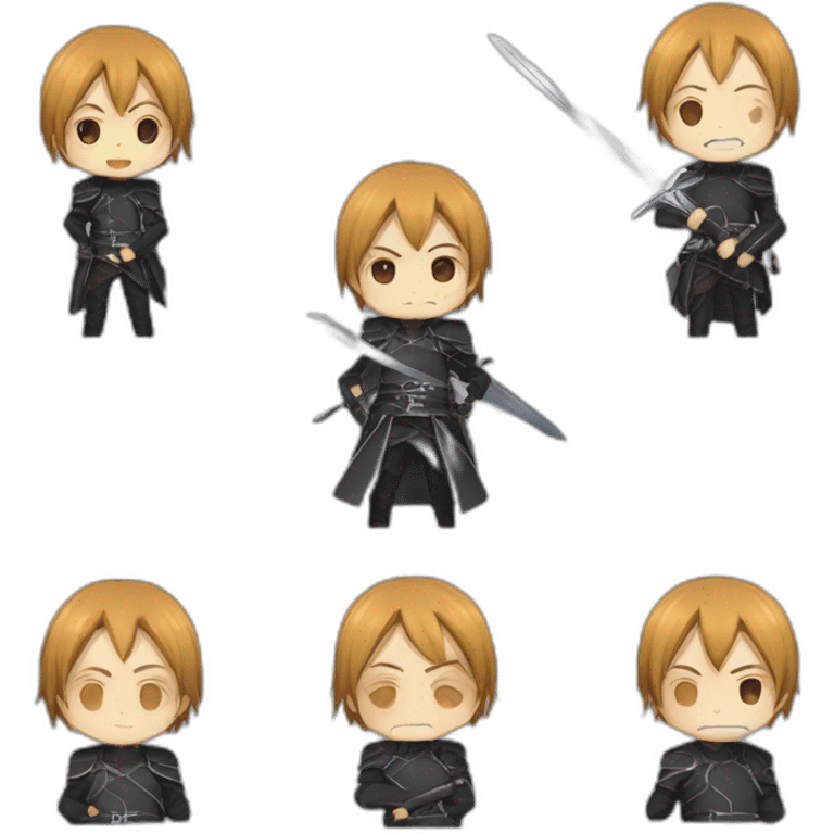 Kirito in sword art online emoji