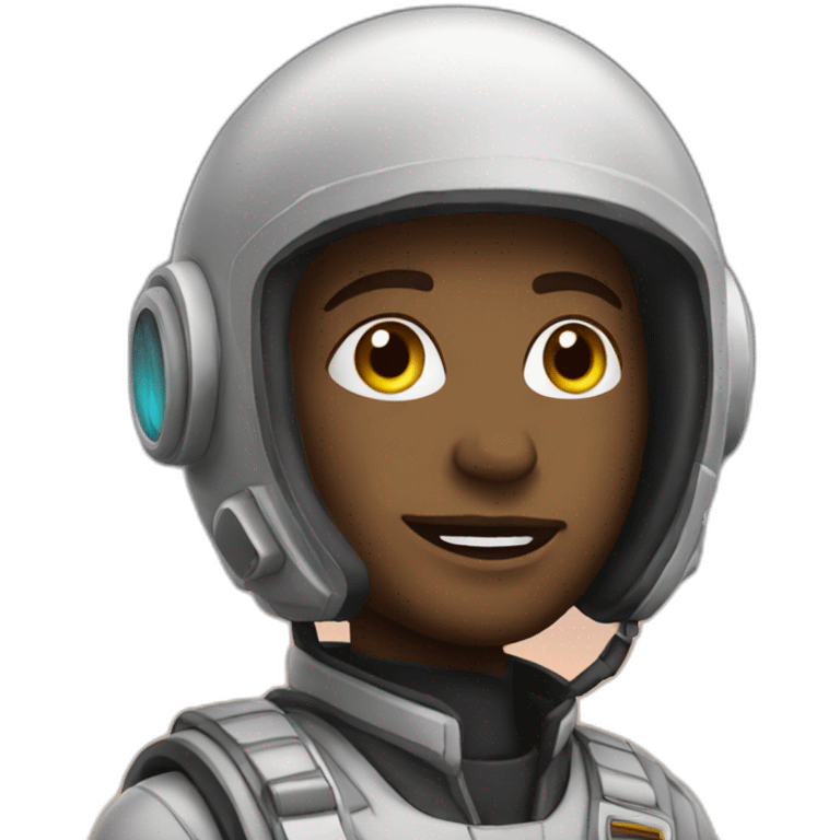 Writer space cadet emoji