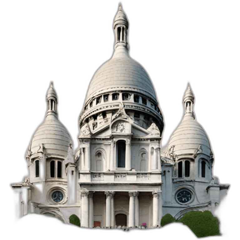 Monument paris sacré coeur emoji