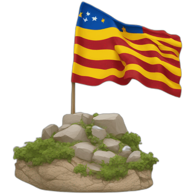 bandera catalana emoji