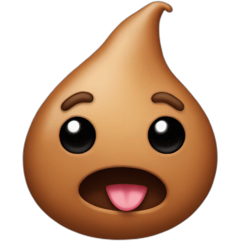 POOP WITH EARS emoji