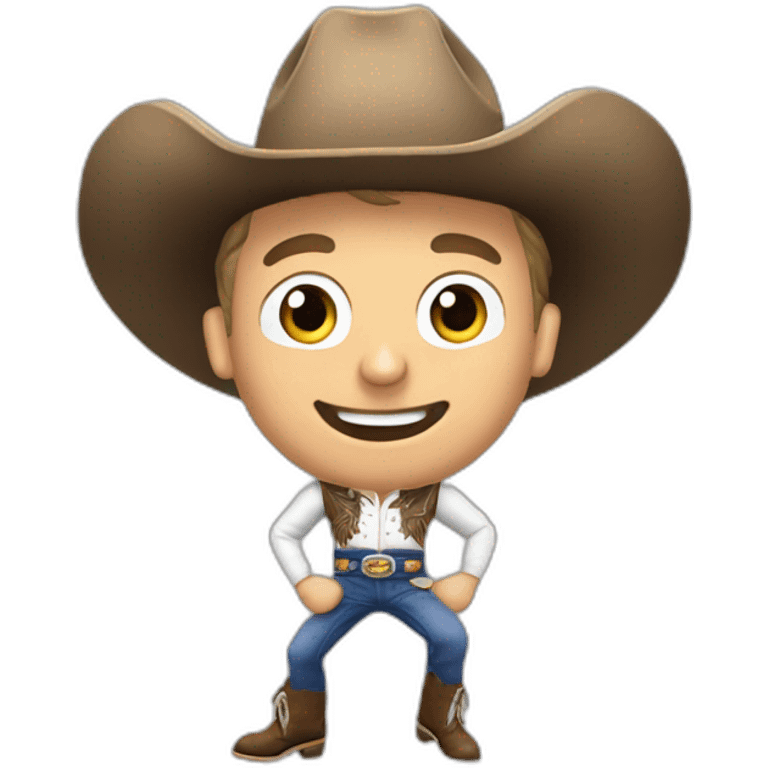 David coulthard dancing like a cow boy emoji