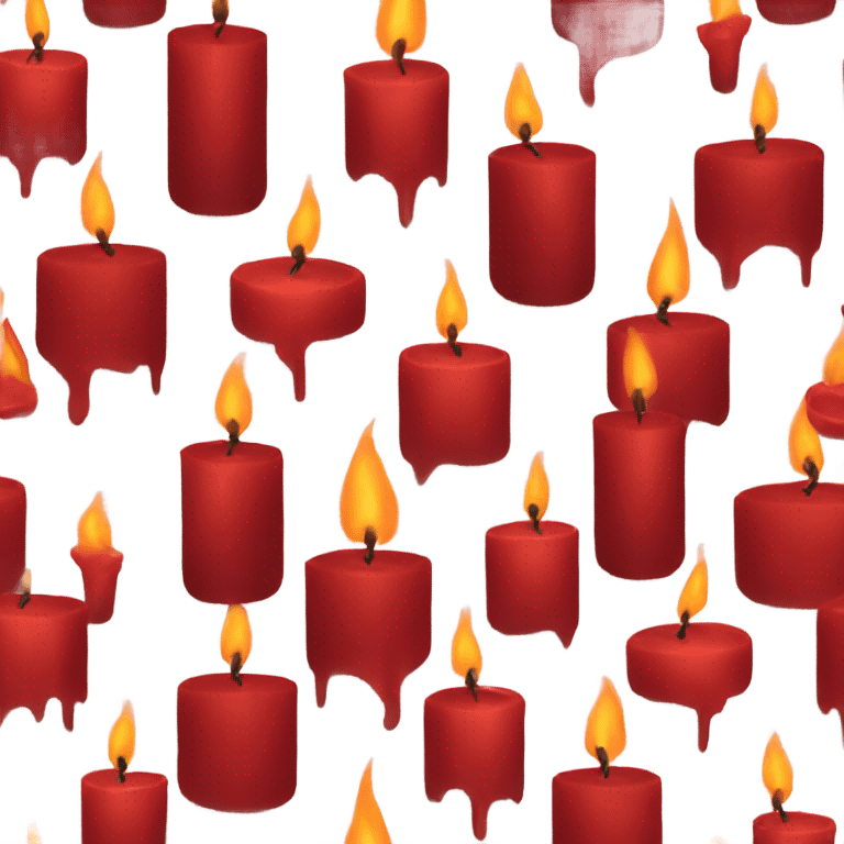 red candle emoji