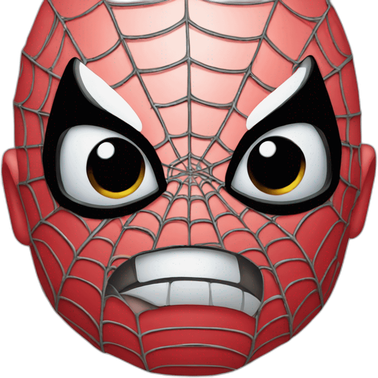 Spider-Man face emoji