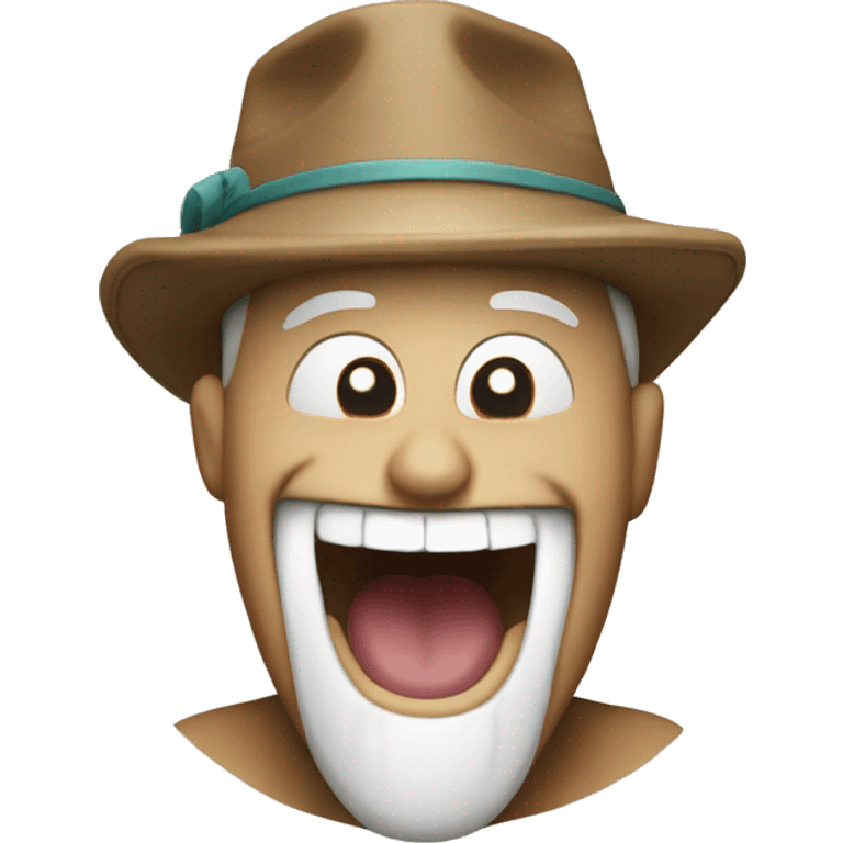 happy face with hat emoji