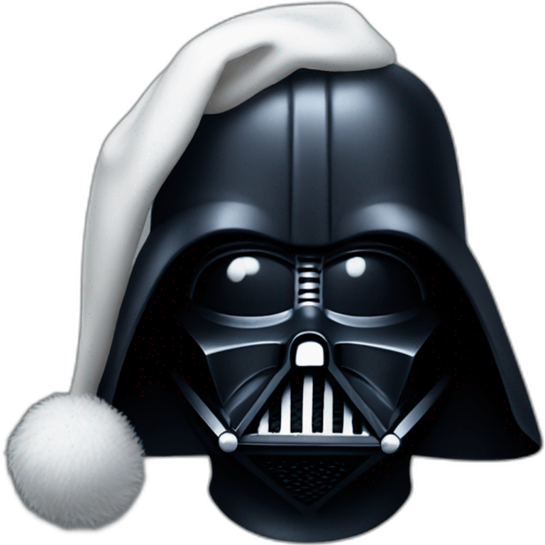 christmas hat darth vader emoji