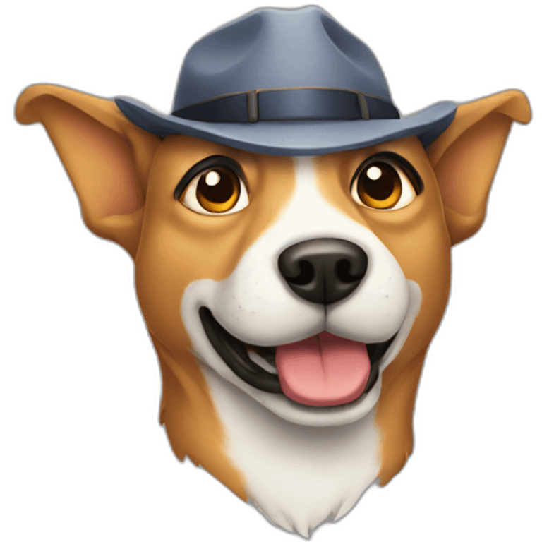 detective dog emoji