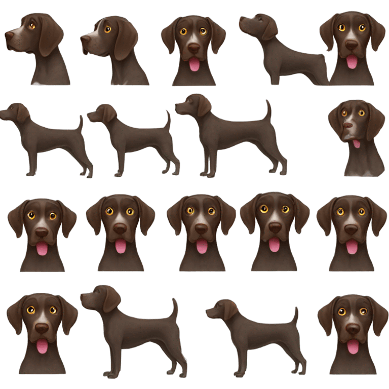 german short haired pointer dog emoji