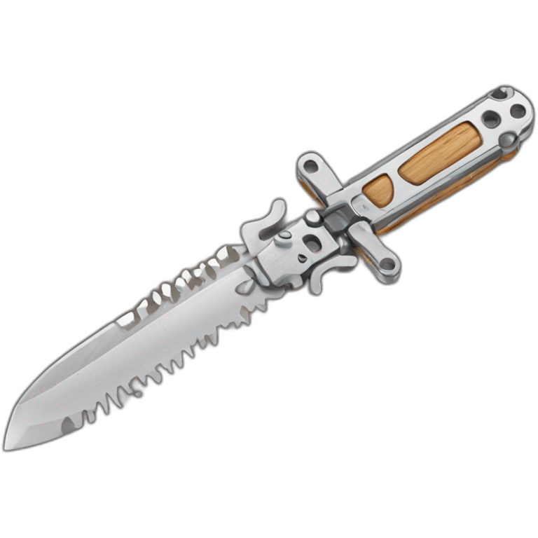 butterfly knife emoji