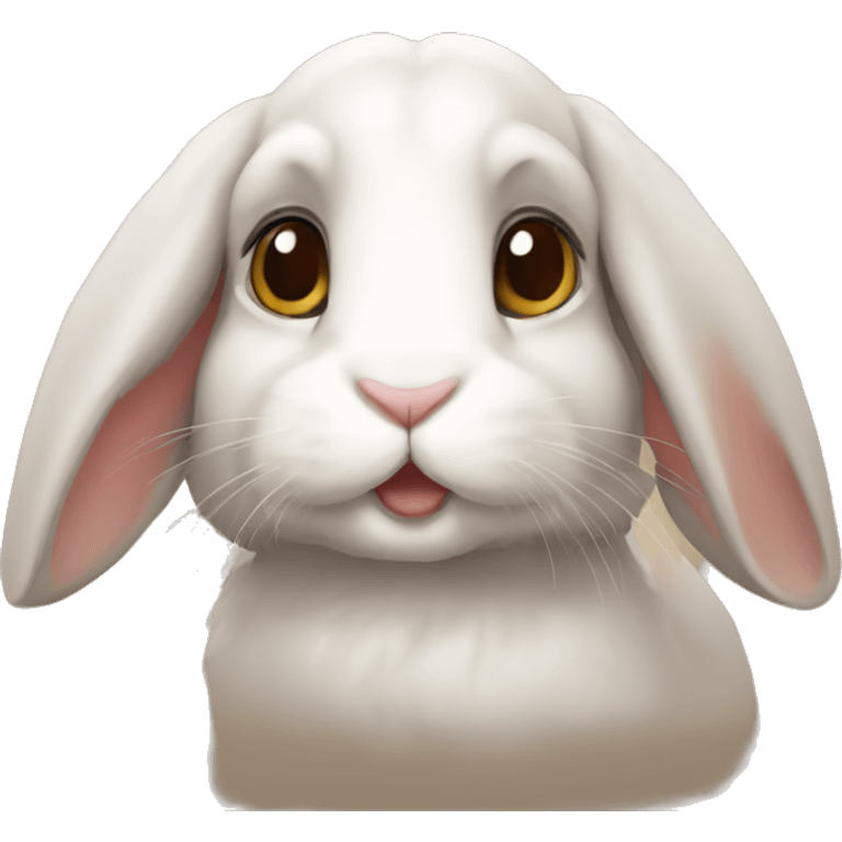 a lop rabbit face emoji