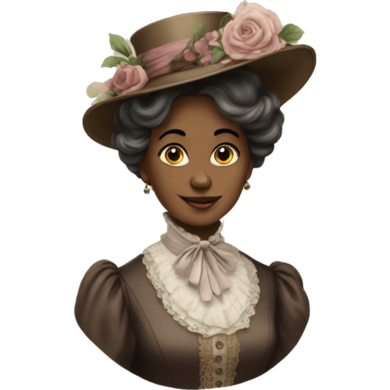 victorian lady  emoji