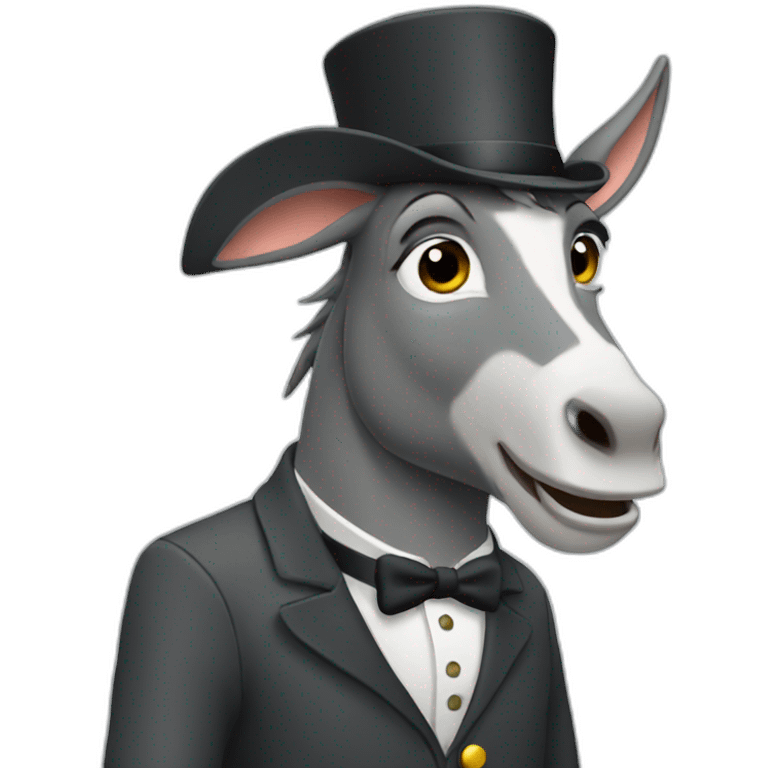 donkey conductor emoji