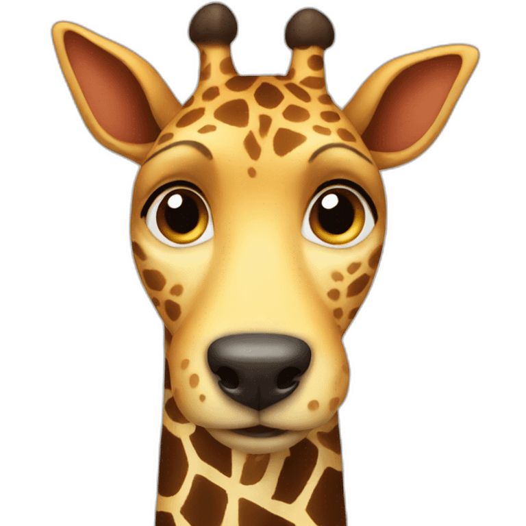 Doggiraffe perfection   emoji