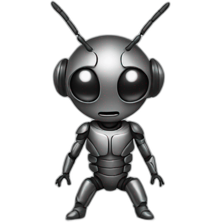 ant in a metal suit emoji