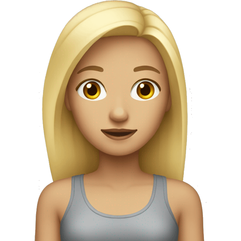 blonde girl emoji