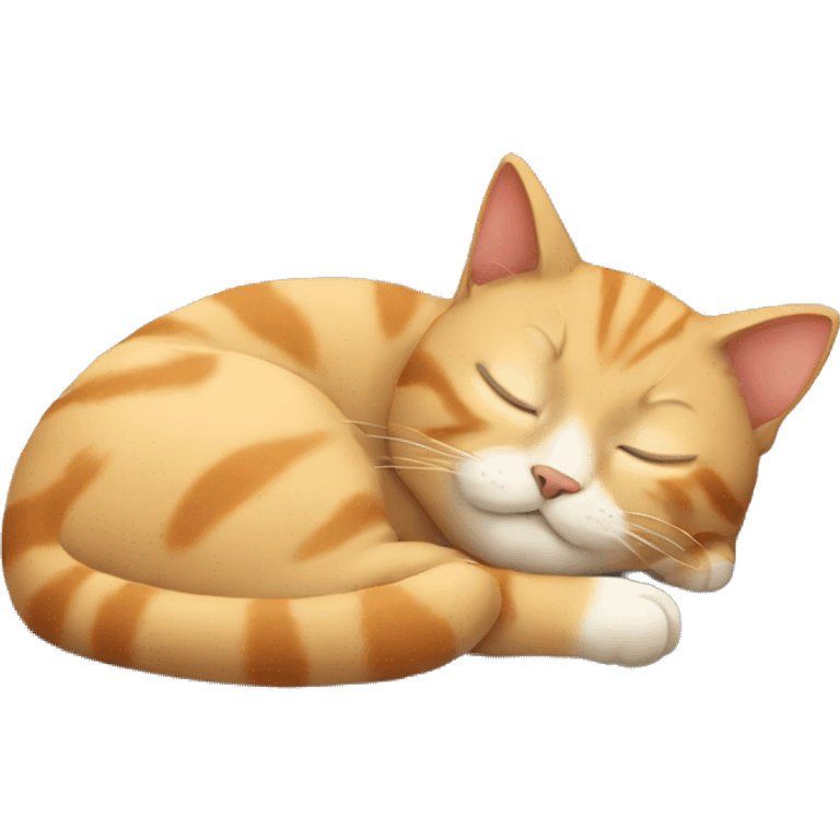 Cat sleeping  emoji