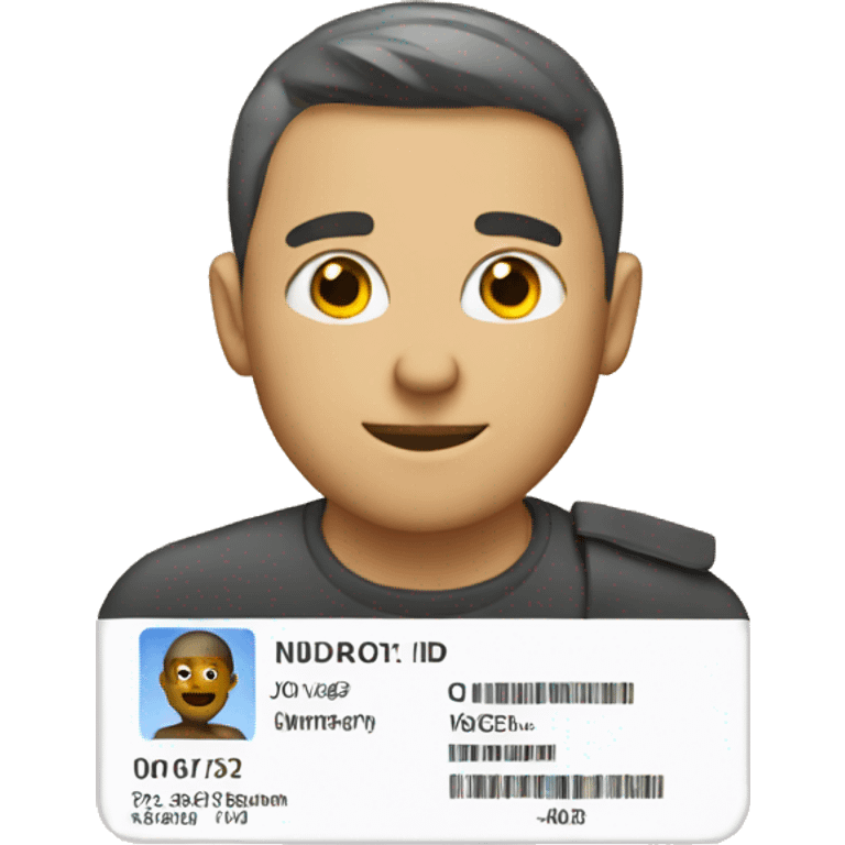 user id card emoji