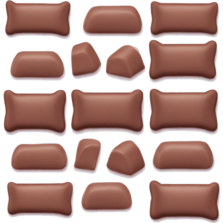 pastel pink chocolate bar emoji