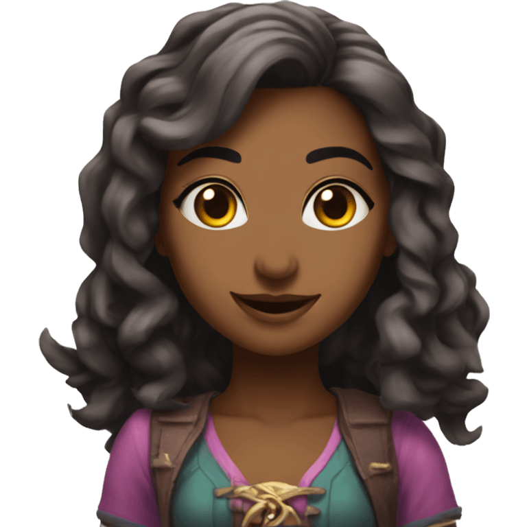 Samira from LOL with text “pentaqueen” emoji