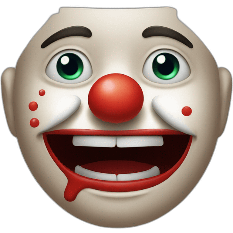 clown is crying emoji