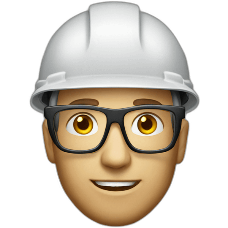 builder glasses emoji