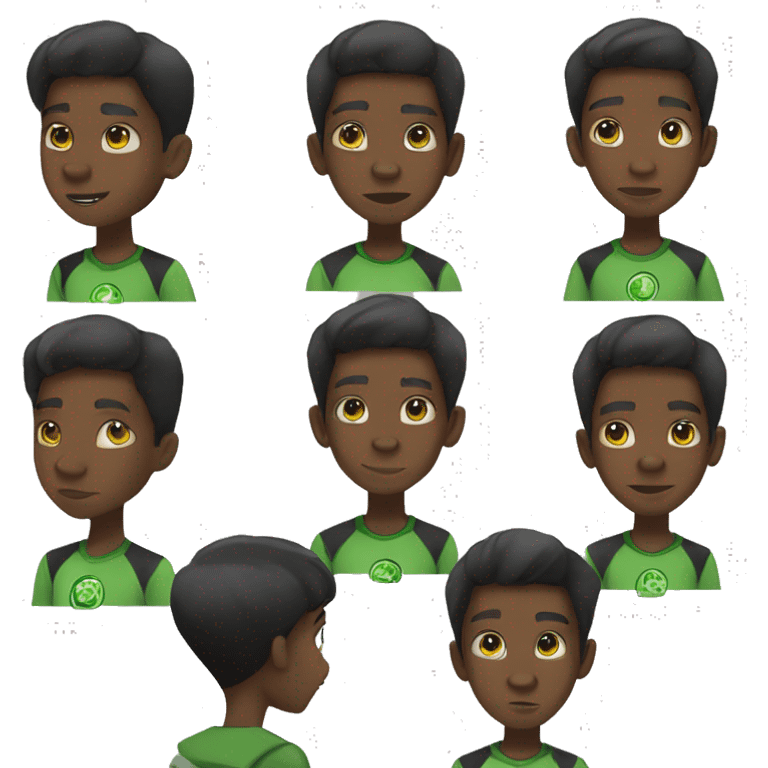 african american boy ben 10 emoji