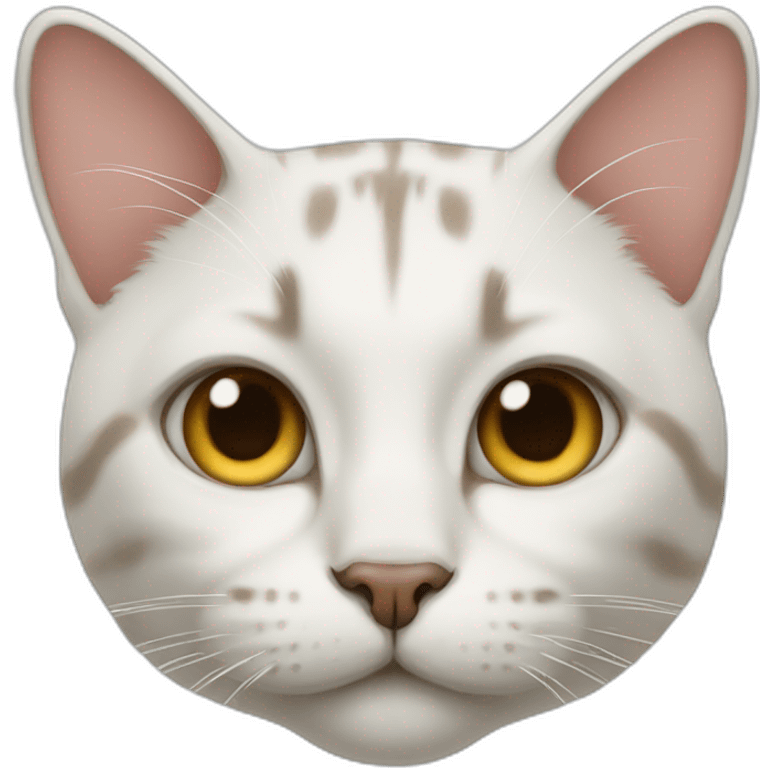 Cat with a nose emoji