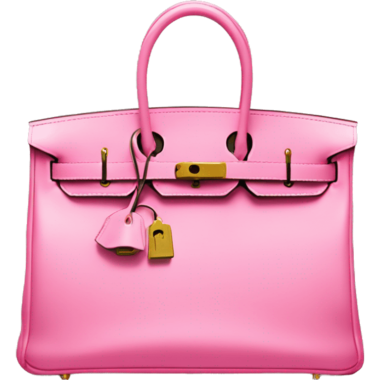 Hermes Birkin pink emoji