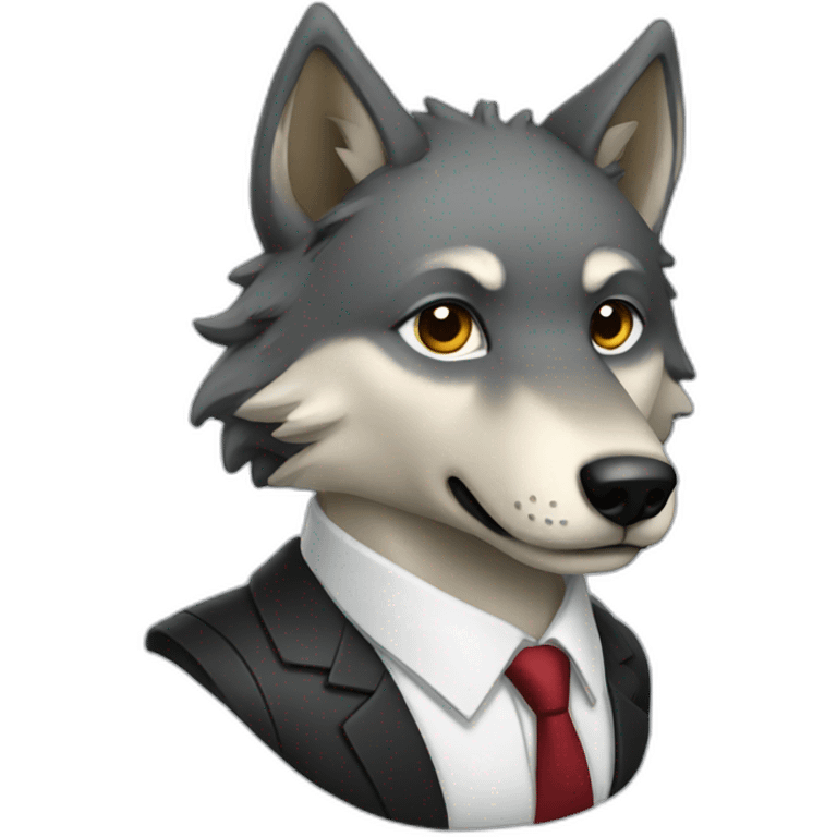 Lawyer Wolf  emoji